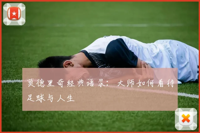 莫德里奇经典语录：大师如何看待足球与人生